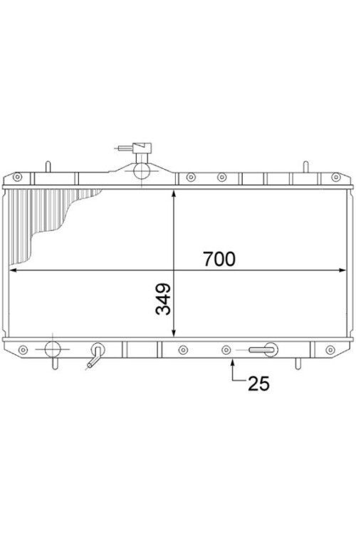 Kühlmittelkühler SUZUKI LIANA