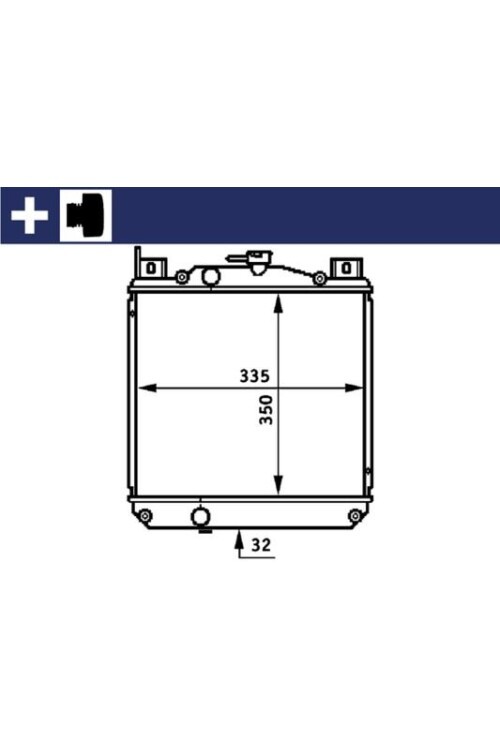 Kühlmittelkühler SUZUKI SWIFT