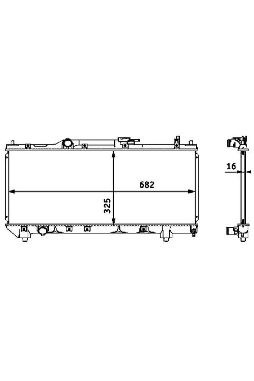 Kühlmittelkühler TOYOTA AVENSIS