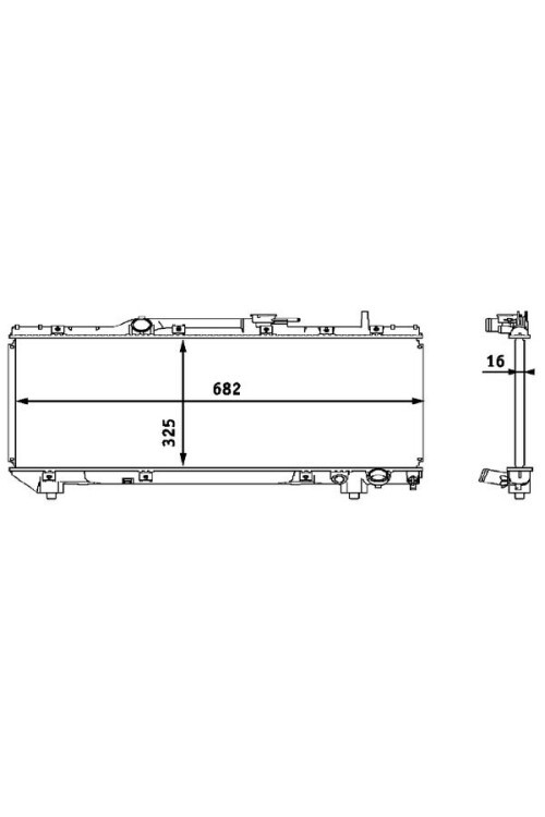 Kühlmittelkühler TOYOTA CARINA E