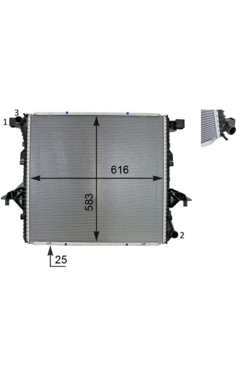 Kühlmittelkühler VW AMAROK