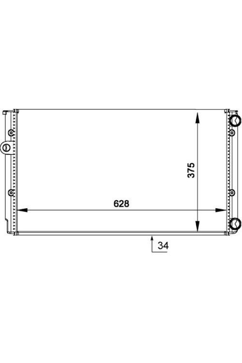 Kühlmittelkühler VW GOLF III / VENTO