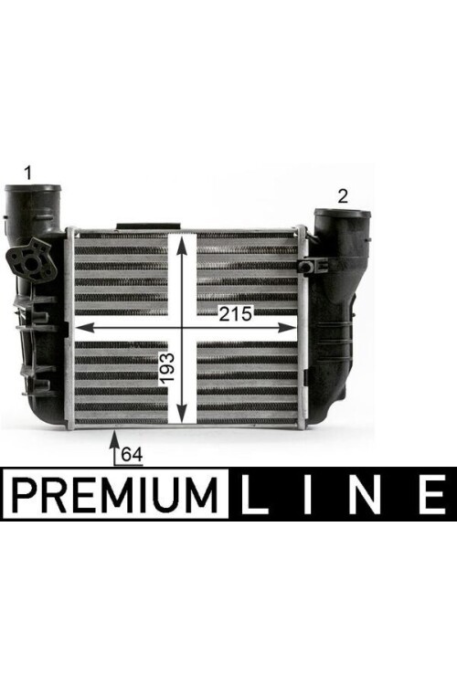 Ladeluftkühler AUDI A4 1.8i TURBO