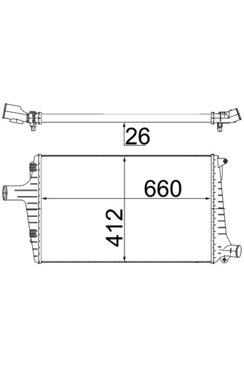 Ladeluftkühler AUDI A6 II 97-