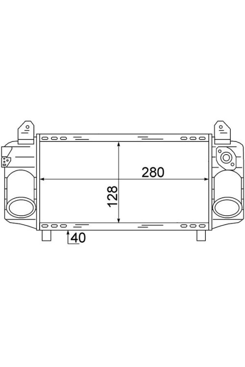 Ladeluftkühler AUDI W10 A2