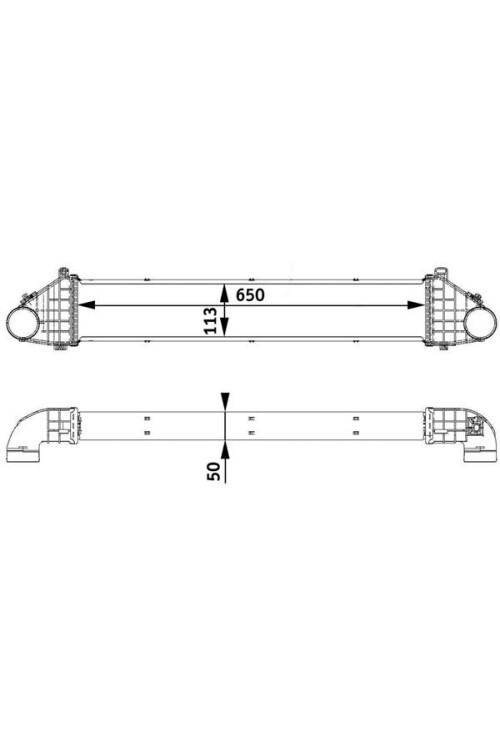 Ladeluftkühler FORD FOCUS / VOLVO S40 V5