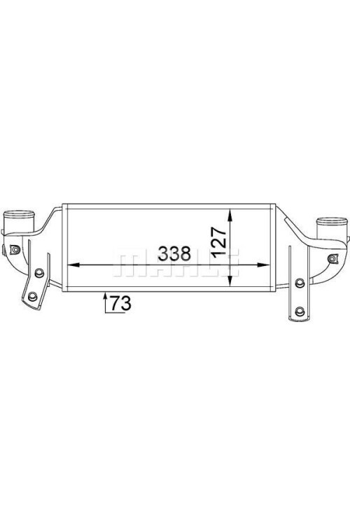 Ladeluftkühler FORD FOCUS I 1.8TD/TDCI