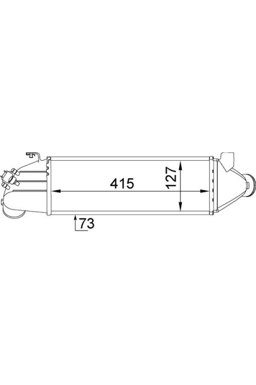Ladeluftkühler FORD TRANSIT VI