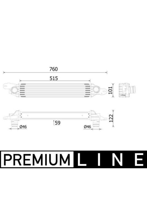 Ladeluftkühler OPEL MERIVA