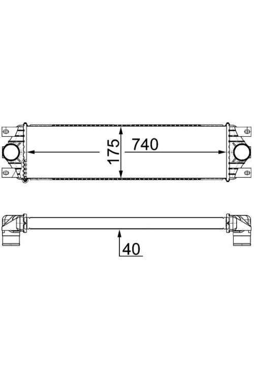 Ladeluftkühler OPEL MOVANO