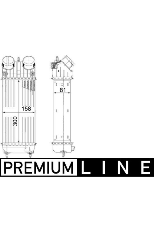 Ladeluftkühler PEUGEOT 207 HDI