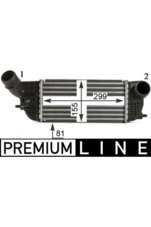 Ladeluftkühler PEUGEOT 407/ CITROEN C5