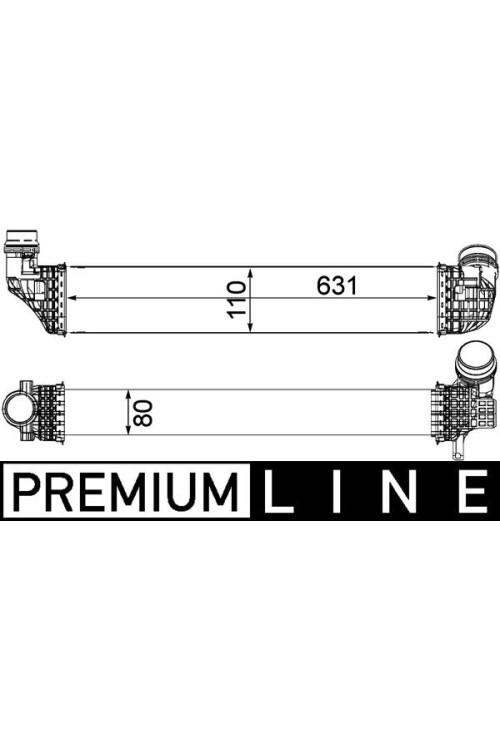 Ladeluftkühler RENAULT SCENIC III 1.6DC