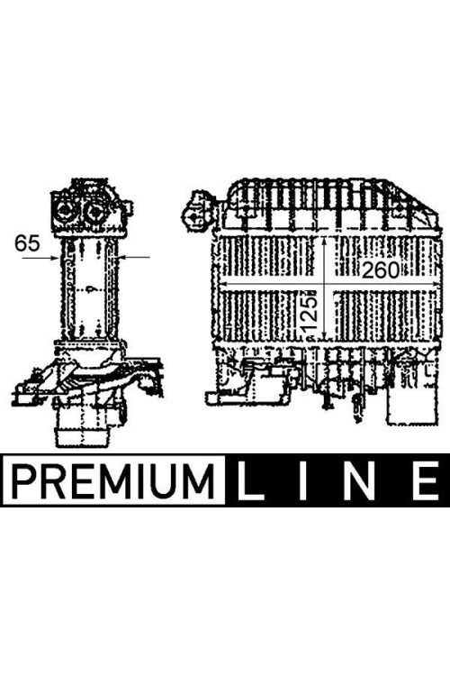 Ladeluftkühler TOYOTA AVENSIS/ VERSO