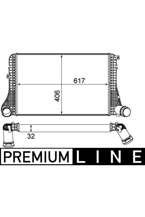 Ladeluftkühler VW GOLF VI / JETTA IV