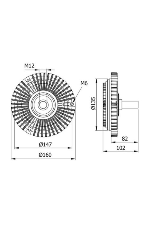 Lüfterkupplung MB 100 BUS 631 88-96