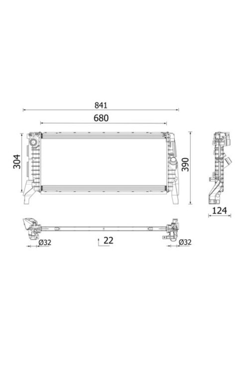MOTOR SU RADYATORU BMW B37 B47 F45 F46 F48 F39 . MINI F54 F55 F56 F57 F60