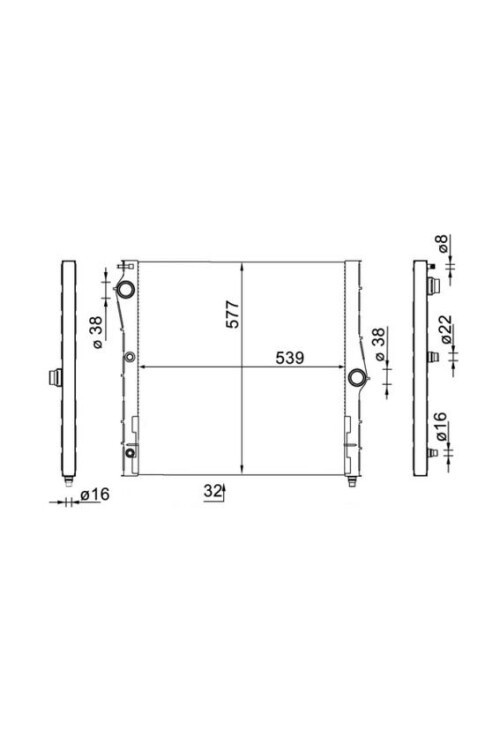 MOTOR SU RADYATORU BMW E70 11>13 F15 13>18 E71 E72 11>14