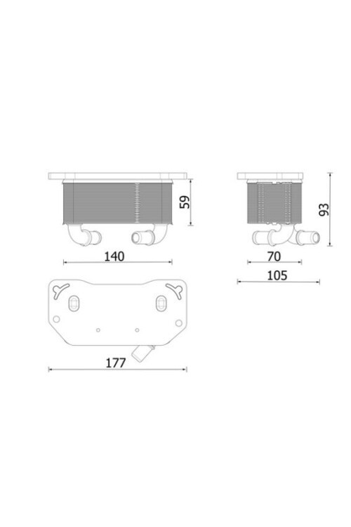 MOTOR YAĞ SOĞUTUCUSU VOLVO S90 V90 D5 2016 > XC60 D5 2017 > XC90 D4 D5 2015 >2018 > DİZEL