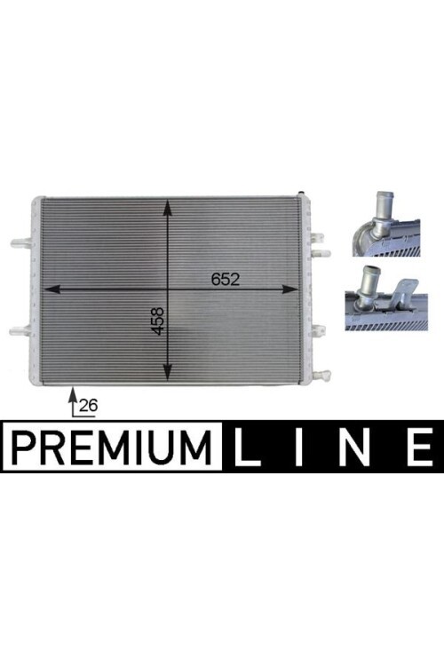 Niedertemperaturkühler AUDI S8