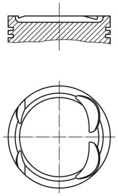 PISTON 86.00MM STD E36 M3 3.0 92-96 S50B30