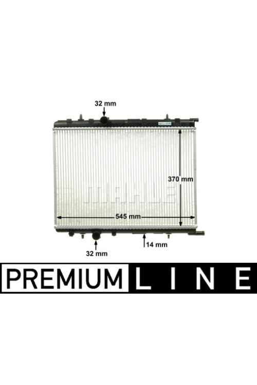 RADYATÖR 307 00>C4 04>1.4 16V-1.6 16V-PARTNER-BERLINGO 97>2.0 HDI 00> AC KLİMASIZ MEK 562.8x378x27