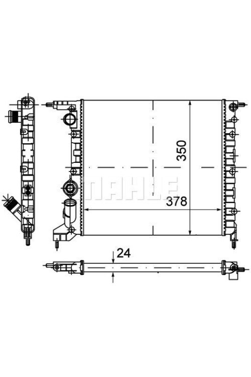 RADYATÖR RENAULT CLIO