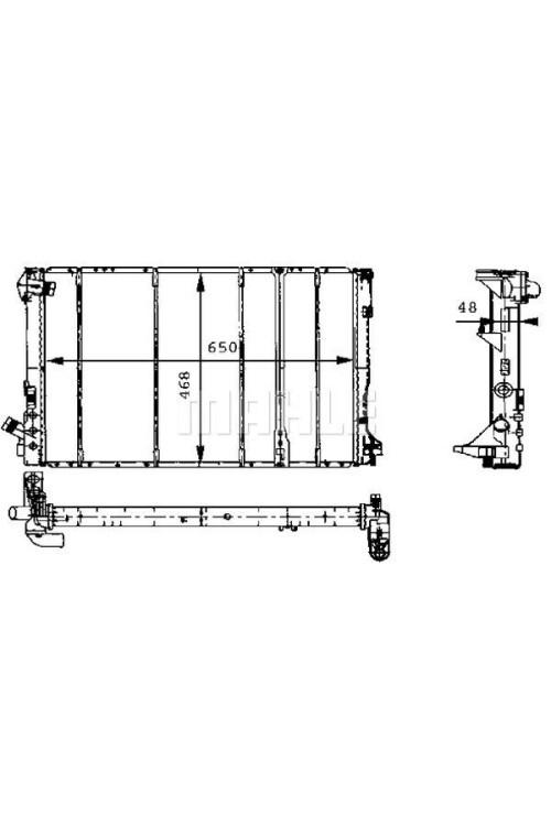 RADYATÖR RENAULT LAGUNA-ESPACE