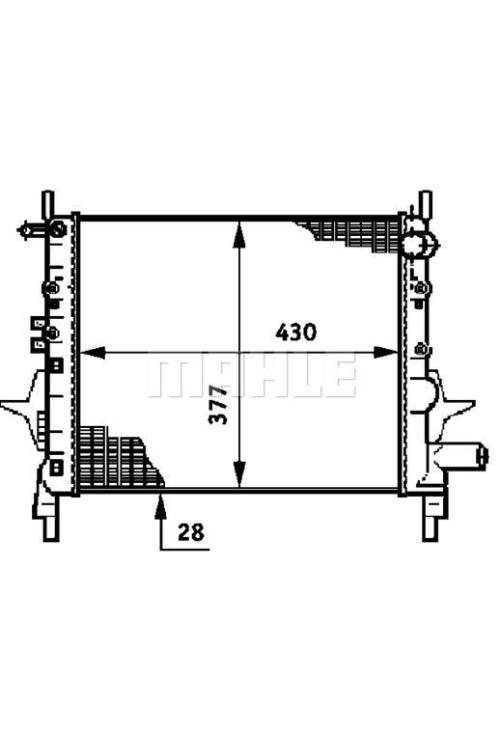 RADYATÖR RENAULT TWINGO 1.2