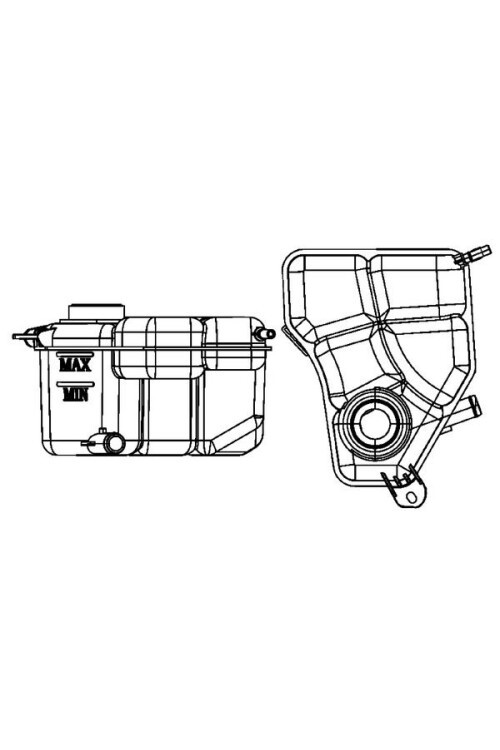 RADYATOR YEDEK SU DEPOSU FIESTA V FUSION 1.4-1.6 ZETEC 01>12 2 ÇIKIŞLI