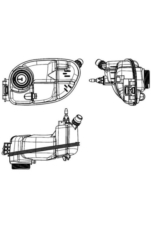 RADYATOR YEDEK SU DEPOSU MERCEDES W176 W246 C117 X117 X156