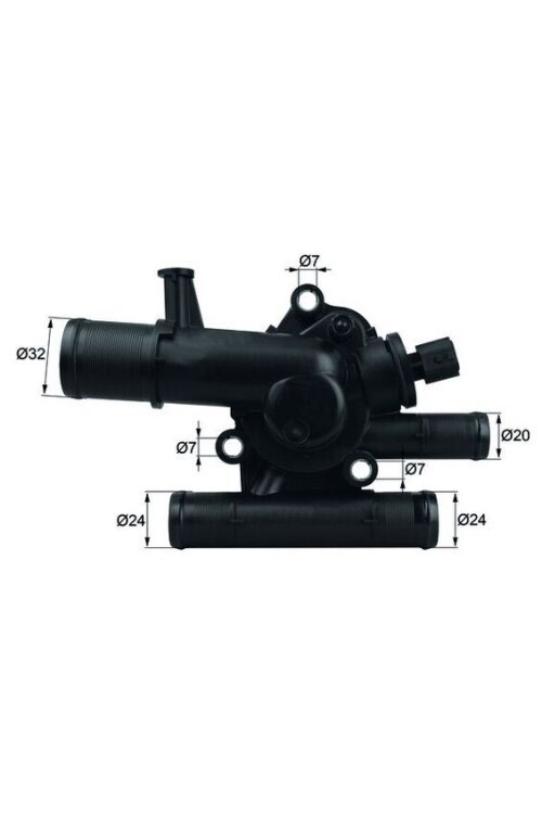 TERMOSTAT KOMPLE 89C MGN II 04-06 -SC NIC II 06> 1.9DCI