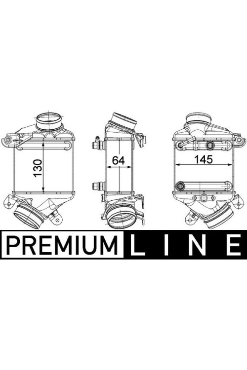 TURBO RADYATORU BMW F10 F01 F15 E70 E71 F11 F12 F13 PREMIUM LINE