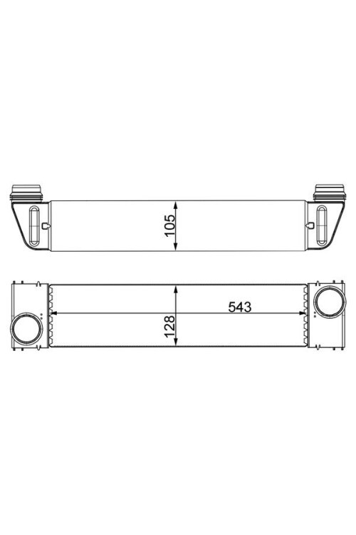 TURBO RADYATORU BMW M57N E60 E63 E64 E65