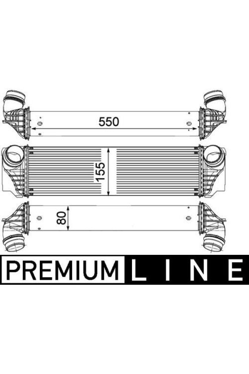 TURBO RADYATORU BMW N54 N55 F10 F11 F01 F07 PREMIUM LINE