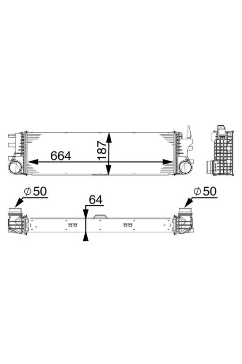 TURBOSARJ RADYATORU MERCEDES VITO W447 14>