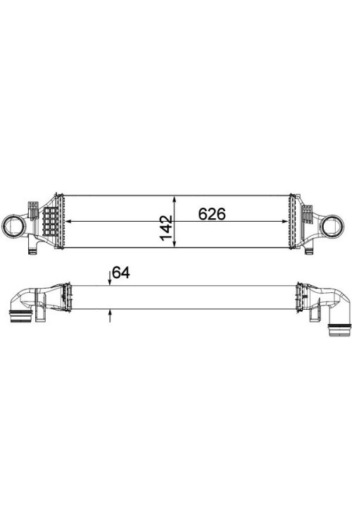 TURBOSARJ RADYATORU MERCEDES W176 W246 C117 X156