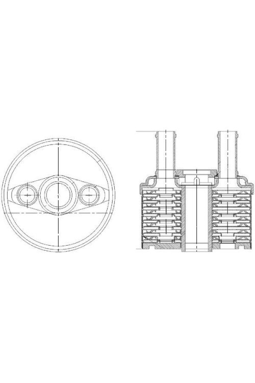 YAĞ SOĞUTUCUSU CADDY-GOLF5-GOLF6-JETTA-A3 1.4 TSI-1.6 FSI-1.9 TDI 2004-2010