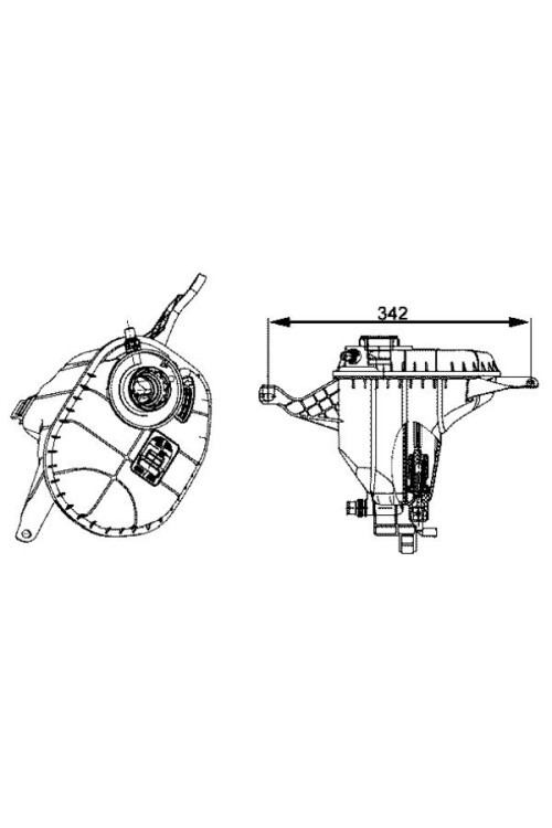 YEDEK SU DEPOSU BMW F01 F02 F10 N52 N53