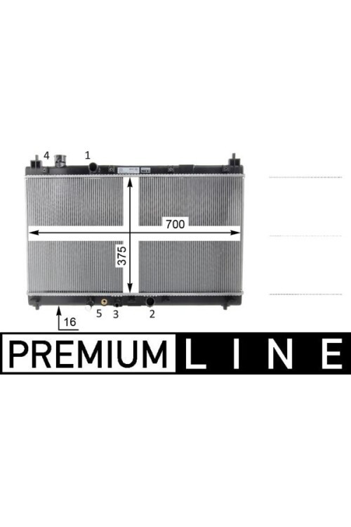 Kühlmittelkühler HONDA JAZZ