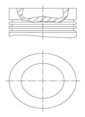 PİSTON COMPLETE 81.01 MM VW