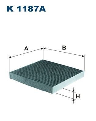 POLEN FİLTRESİ KARBONLU HONDA ACCORD 2.0L 2.4L K20A K24A R20A3 CL CU kasa 03-> 2.2L N22A CTDi C N kasa 04-> / CR-V 2.0L R20A2 RE kasa 07-> 1.6L N16A2 