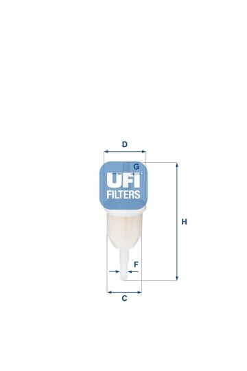 ŞEFFAF BENZİN ARA FİLTRE KÜÇÜK TİP ÜNİVERSAL