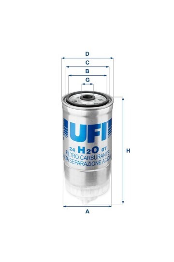 YAKIT FİLTRESİ BOXER-JUMPER-DUCATO-DAILY III-DOBLO-PUNTO 2.8-1.9 JTD 85HP