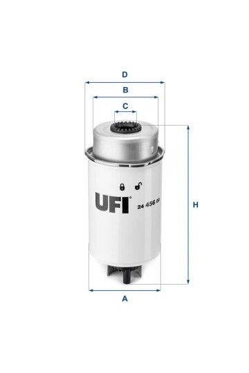 YAKIT FİLTRESİ YENİ FORD TRANSİT V347 2007 125HP WK8157