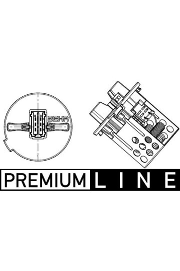 A/C-Gebl seregler und Widerstand CITROEN C4 -AUT AC