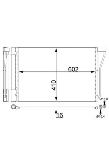 A/C-Kondensator BMW 5/6 SERIES F10