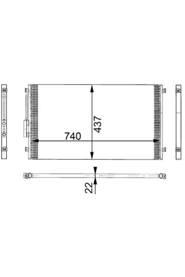 A/C-Kondensator CHRYSLER VOYAGER III