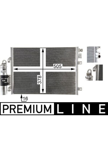 A/C-Kondensator DACIA SANDERO