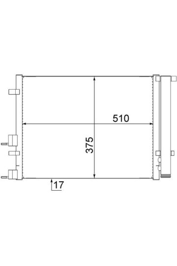 A/C-Kondensator HYUNDAI I20 DIESEL